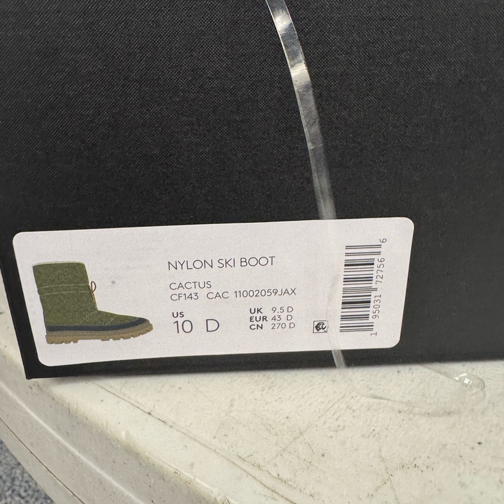 Coach Green and Black Quilted Boots